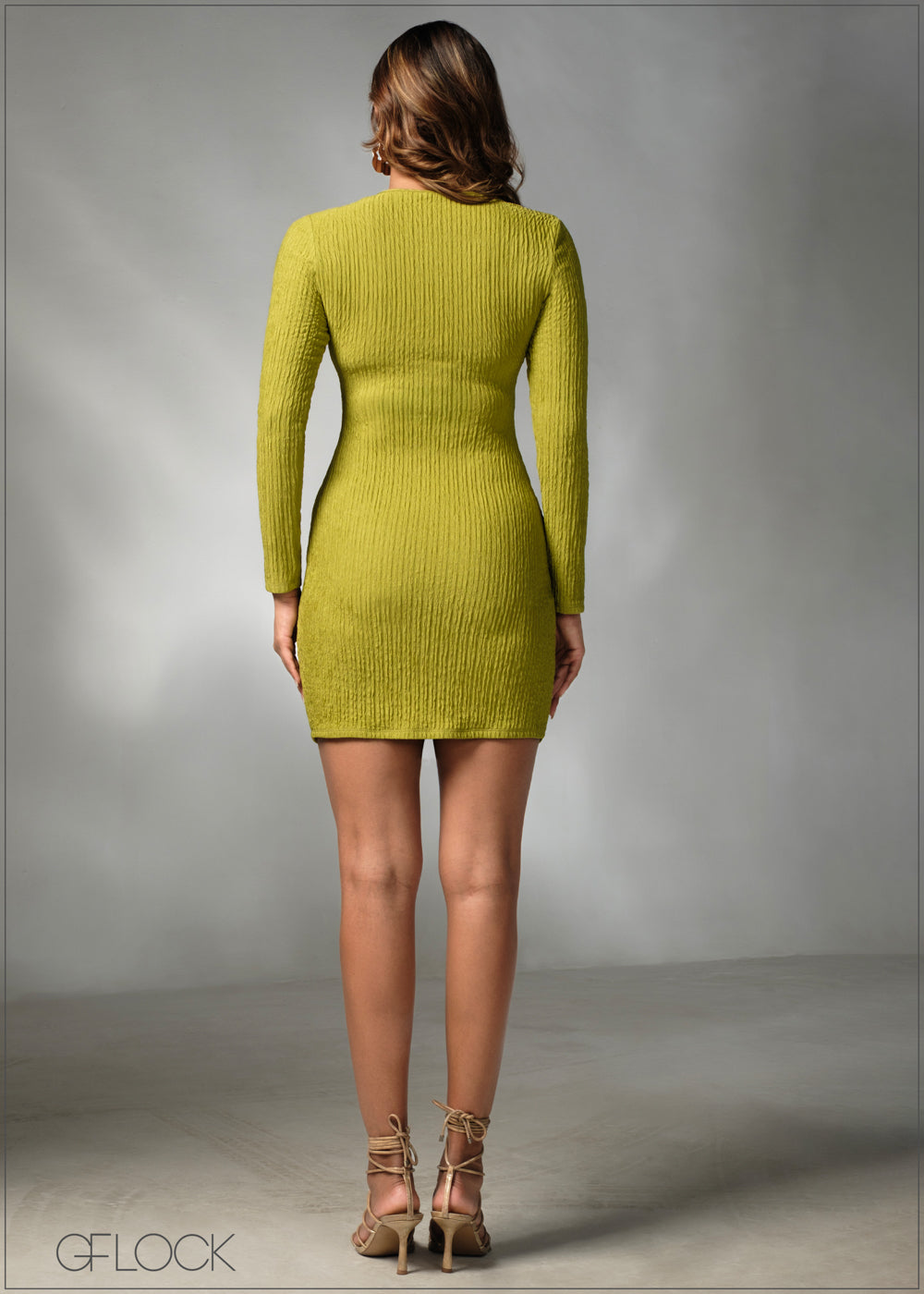 Knot Detail Mini Dress - 270625