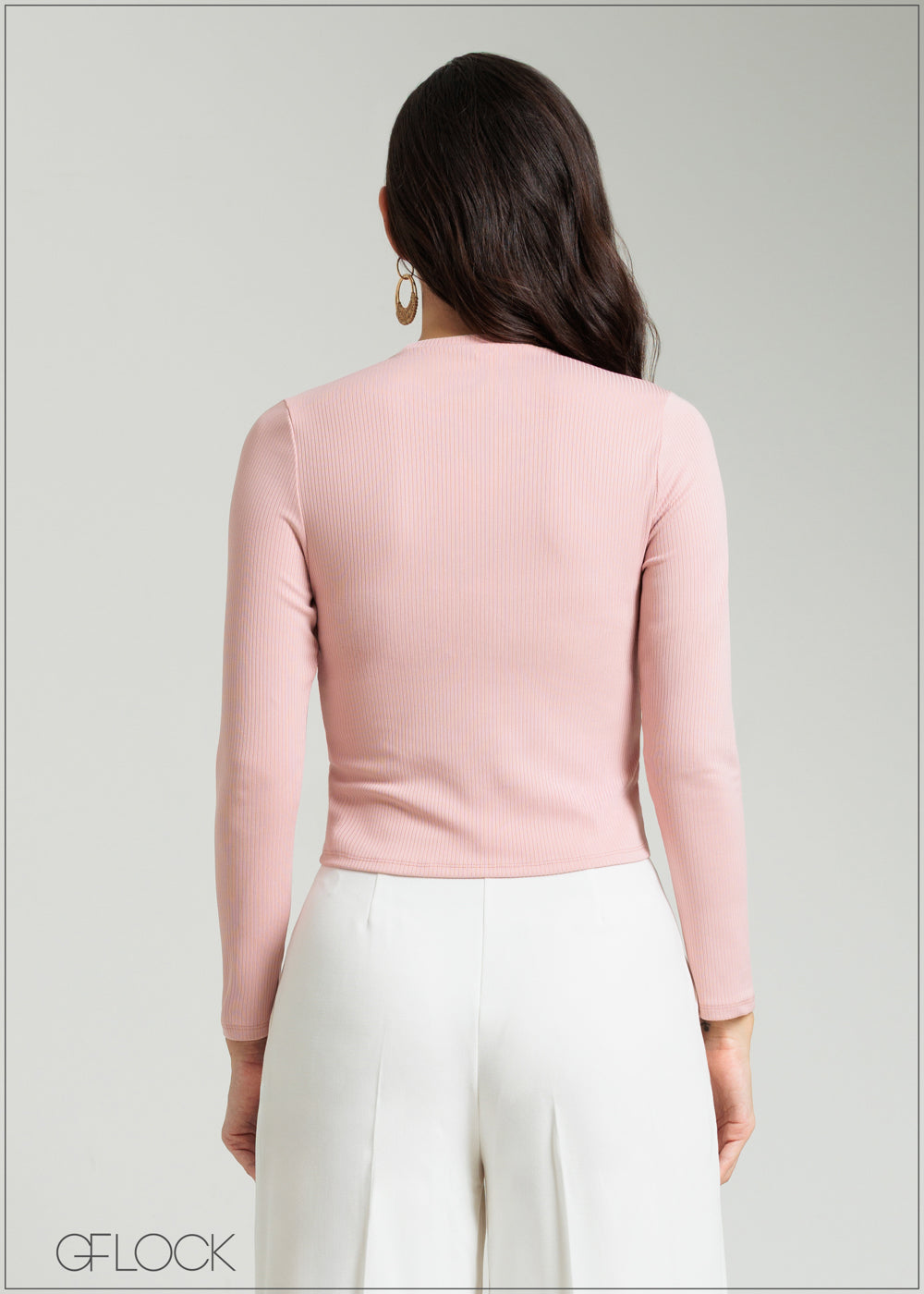 Long Sleeve Rib Top - 080825