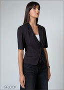 Short Sleeve Blazer - 080626