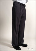 Grey Pleated Pant - Long Length - 090926