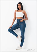 Front Pocket Detail Jean - 250625