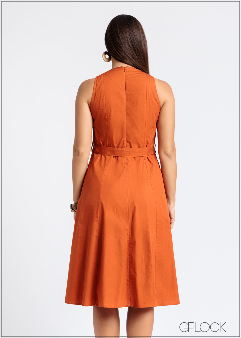 Sleeveless Midi Dress - 121124