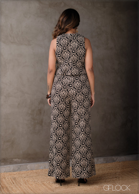 Printed Waistcoat - 131025