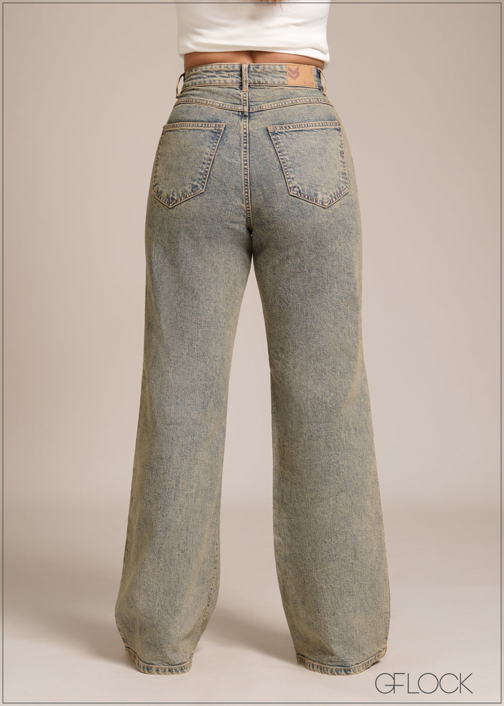 Wide Leg Jean - Short Length - 241225D