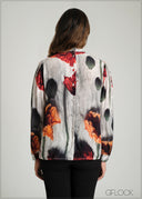 Printed Long Sleeve Shirt - 100425IE