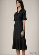 Stripe Midi Dress - 240726