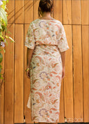 Wrap Mock Midi Dress - 110926