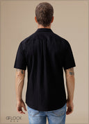 Normal Collar Short Sleeve Shirt - 260326