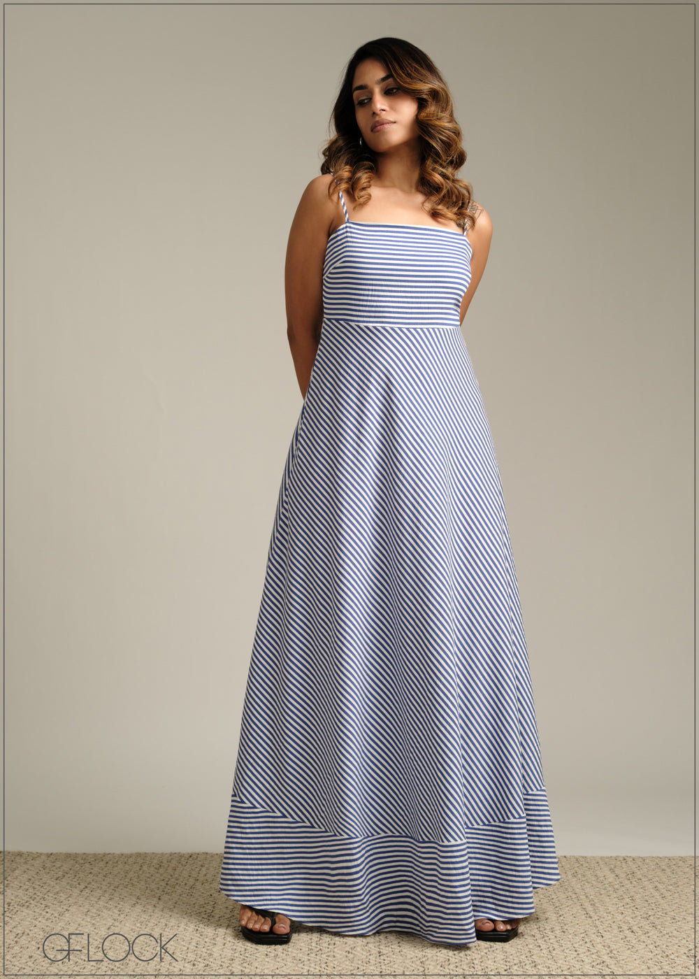 Stripe Printed Dress - 190925