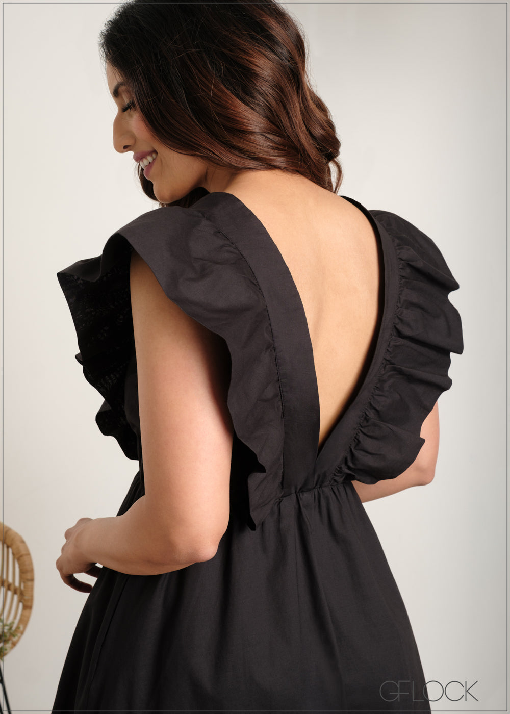 Frill Detail Mini Dress - 060625