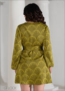 Long Sleeve Mini Dress - 090625