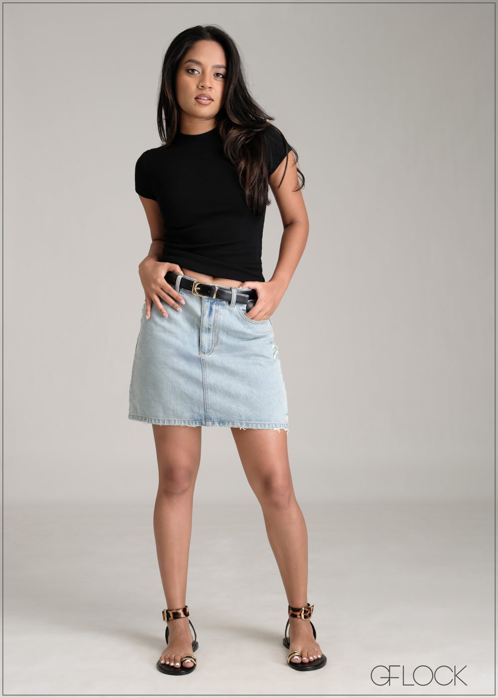 Short Sleeve Rib Top - 061225