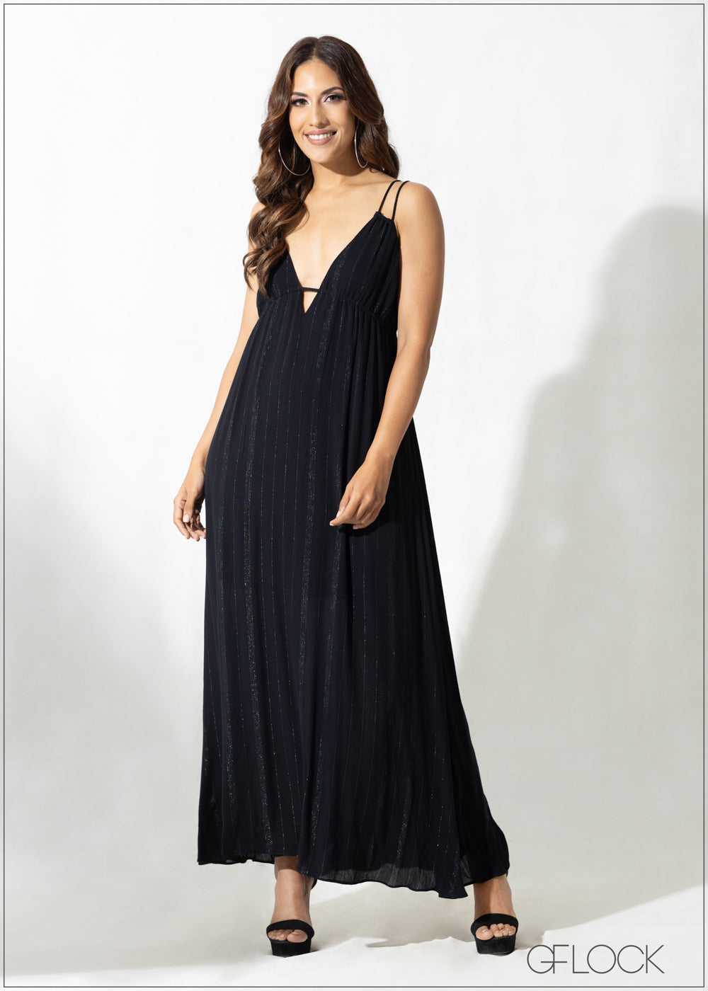 Tunnel Detailed Maxi Dress - 300623