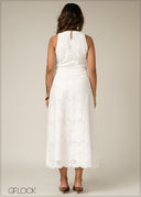 Ladies Cotton Woven Dress - 280925