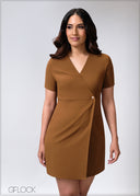 V-Neck Dress - 020625