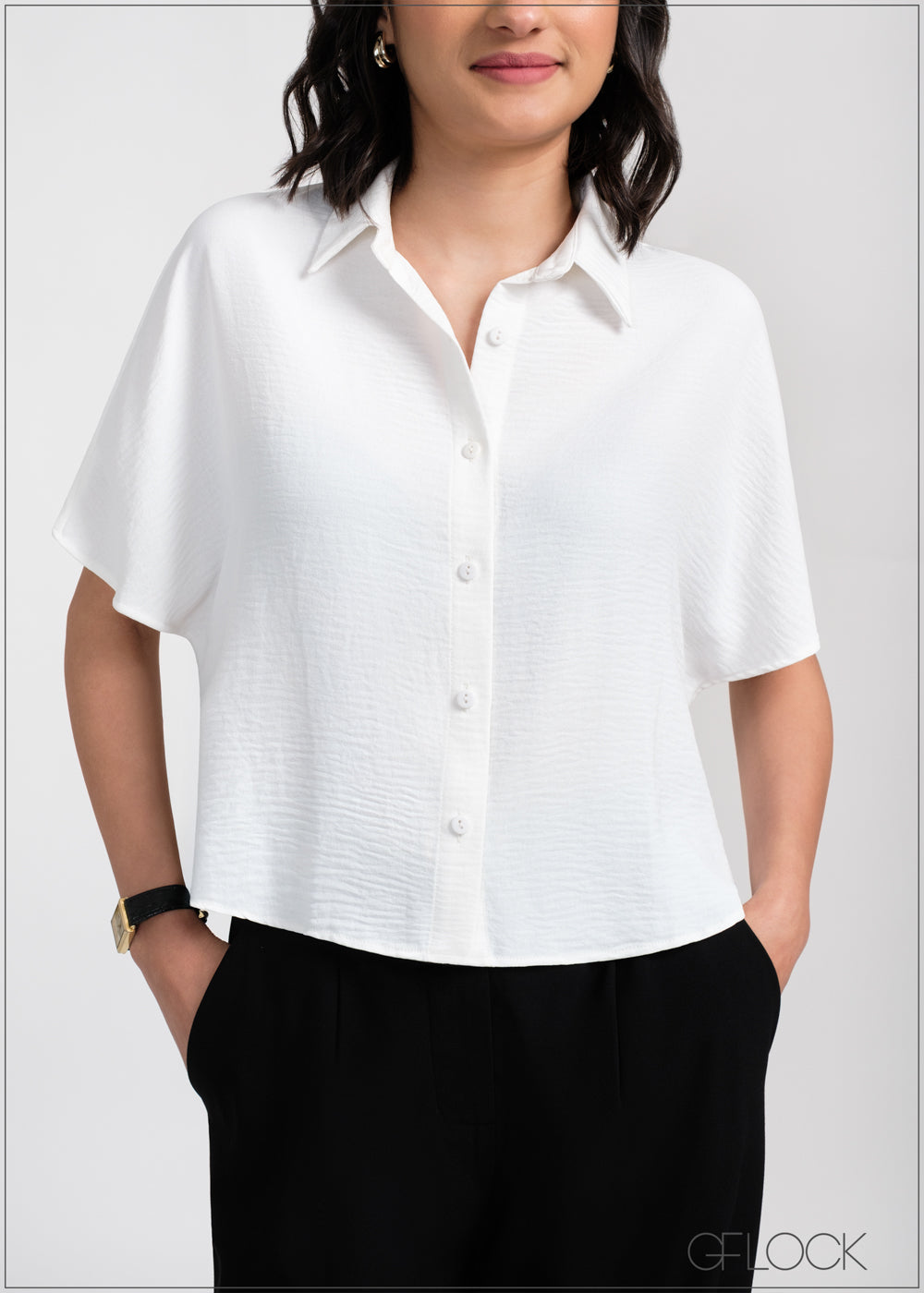 Cropped Shirt - 190525