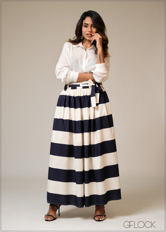 Stripped Skirt - 101125