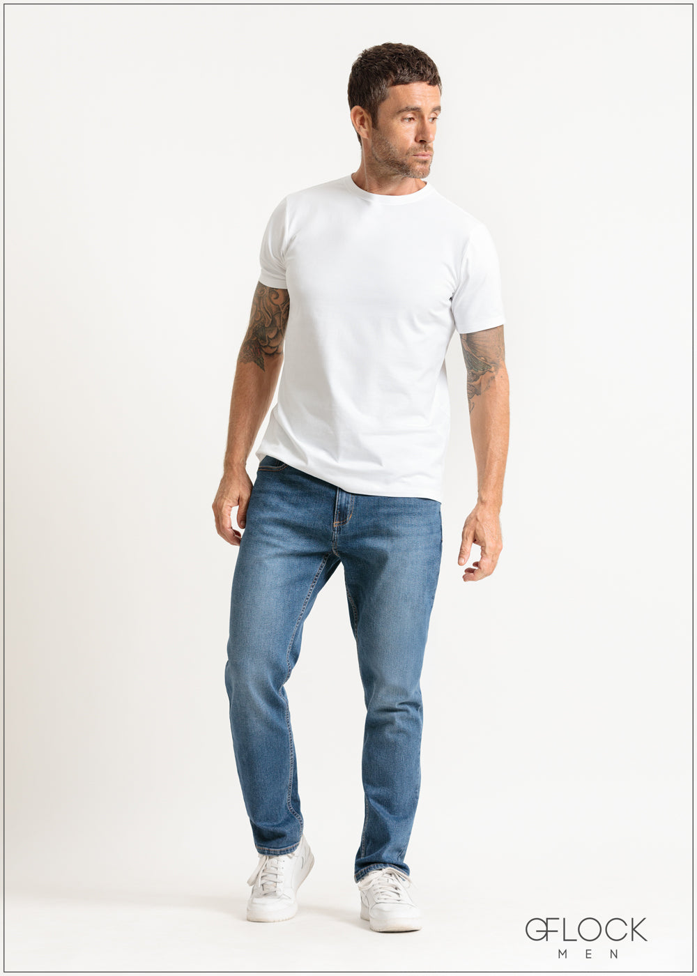 Dark Wash Slim Jean - Long Length - 091224