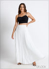 Pleated Maxi Skirt - 150724