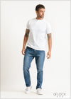 Dark Wash Slim Jean - Short Length - 091224