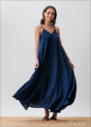 V-Neck Strappy Dress - 070425