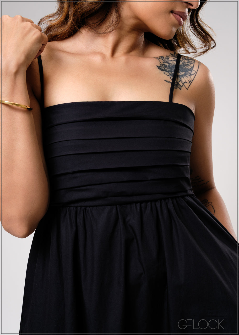 Pleated Midi Dress - 310725