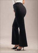 Black Bootcut Jeans - Long Length - 241225D