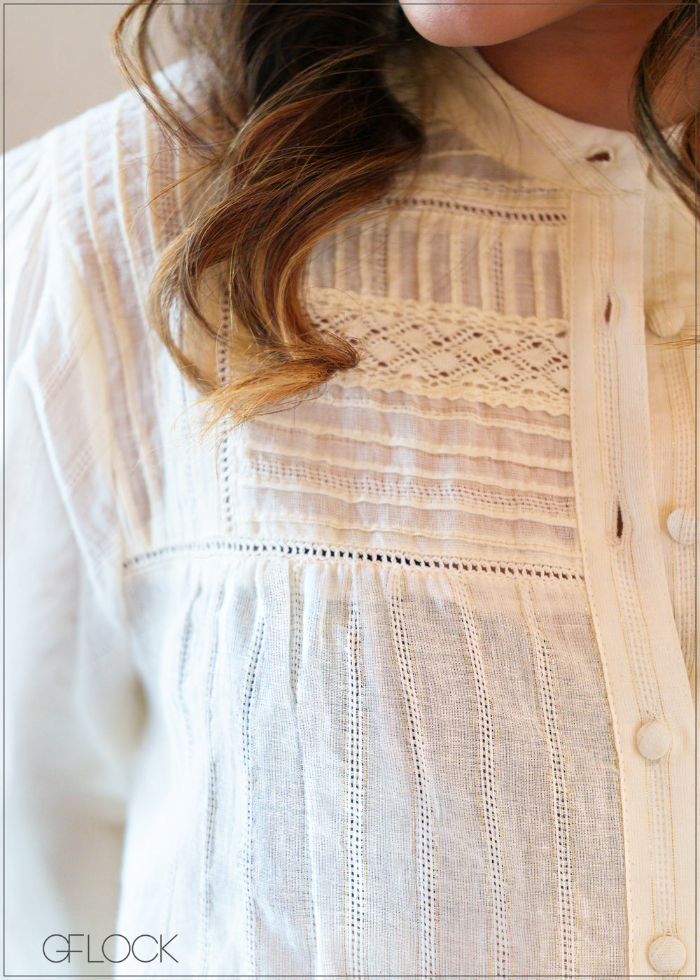 Full Sleeve Pleated Blouse - 290825