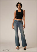 Low Waist Bootcut Jean - Short Length - 220826D