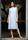 Sleeveless Linen Dress - 010923
