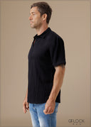 Normal Collar Short Sleeve Shirt - 260326