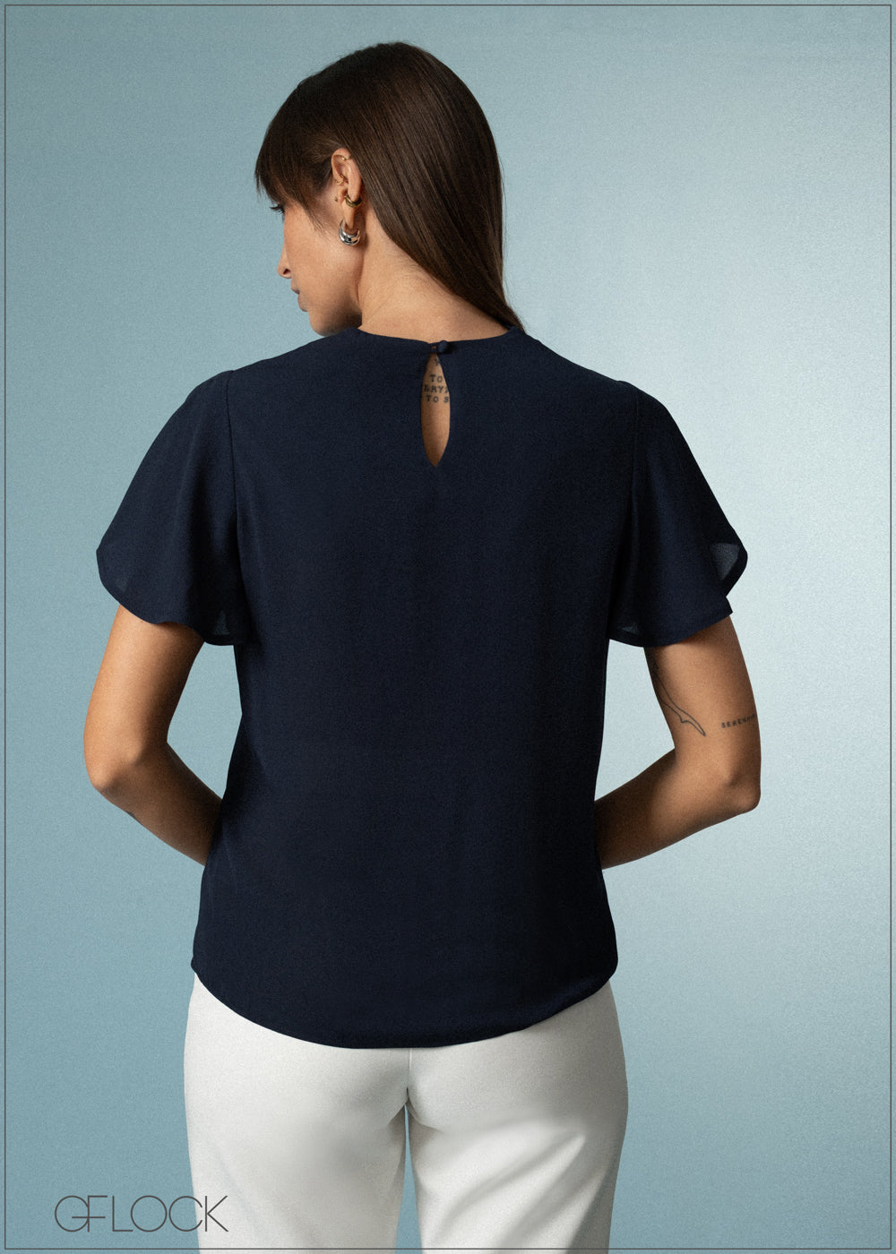 Cowl Neck Top - 071125