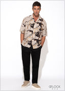 Oversize Revere Collar Shirt - 181025