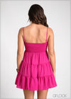 Tiered Strappy Dress - 281024