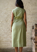 Button Down Dress - 100826