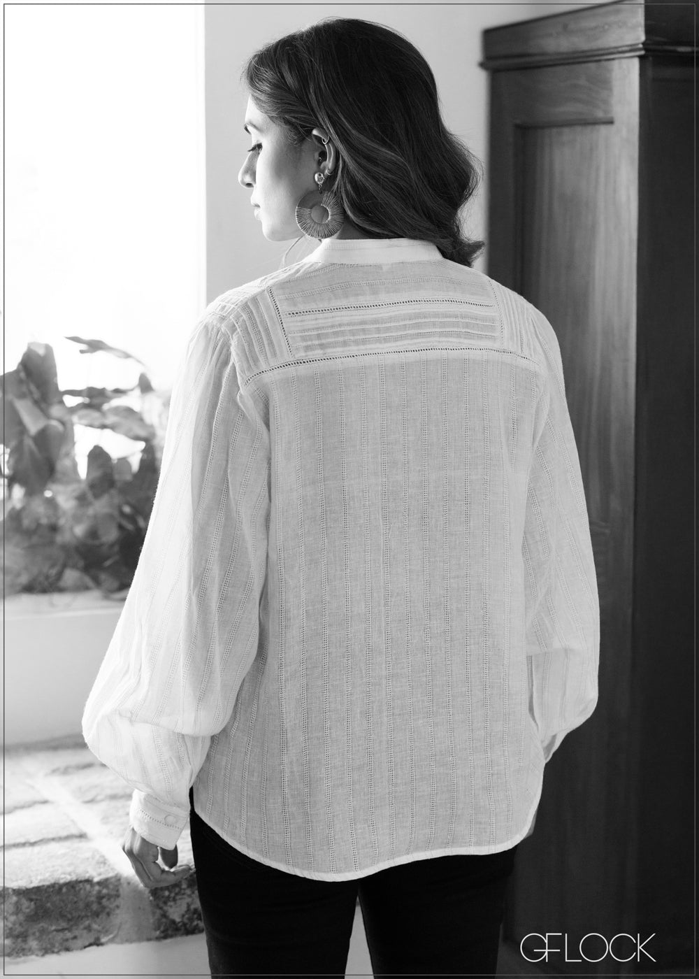 Full Sleeve Pleated Blouse - 290825