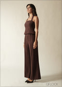 Mid Rise Straight Leg Pant - 190626