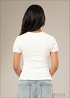 Basic Rib Top - 100925