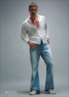 Men's Bootcut Jean - Long Length - 010925