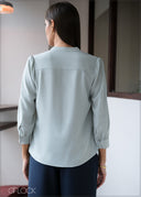 Chinese Collared Top - 070826