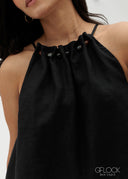 Droplet Linen Top - 171026