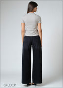Button Down Rib T-Shirt - 080626