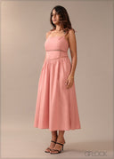 Lace Insert Dress - 290726