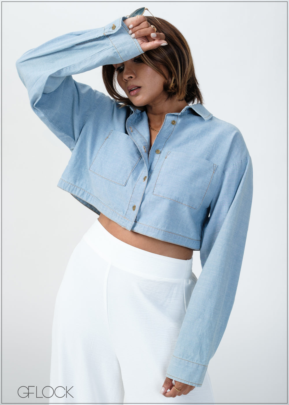 Relax Fit Denim Shirt - 090425