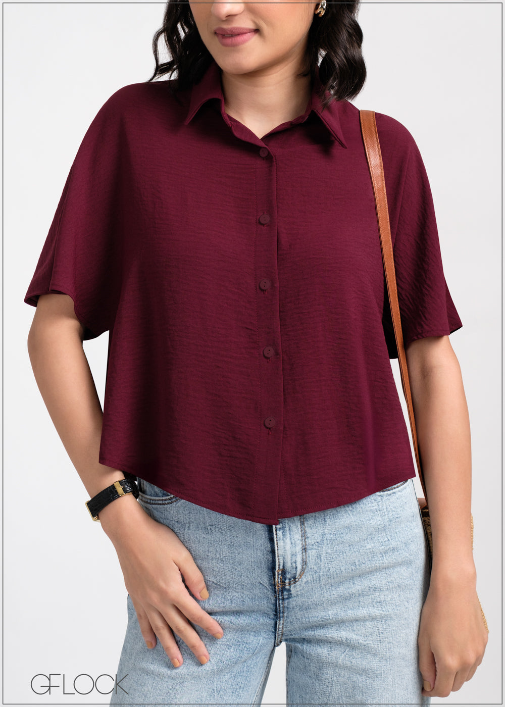 Cropped Shirt - 190525