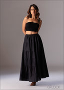 Tired Maxi Skirt - 281225