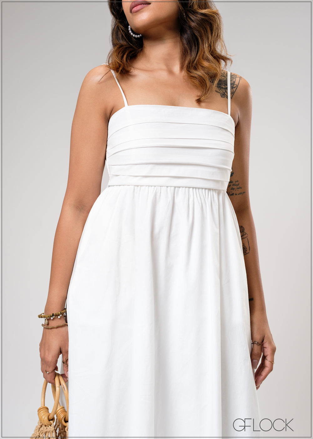 Pleated Midi Dress - 310725