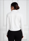 Fitted Shirt With Slit Sleeves - 050523