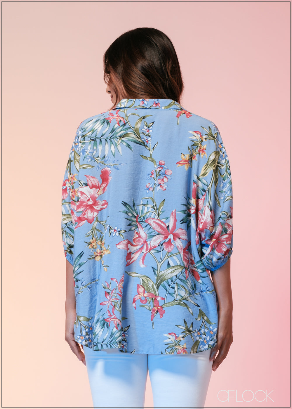 Oversized Printed Shirt - 260523