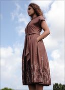 Embroidery Shirt Dress - 220826